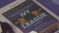 An advertisement for the film adaption of Ivy League, seen on a page of .