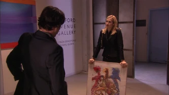 Lily at Rufus's art gallery