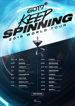 GOT7 2019 WORLD TOUR 'KEEP SPINNING' | GOT7 Wikia | Fandom