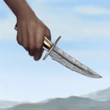Valyrian Steel Curved Dagger