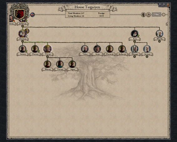Gra O Tron Drzewo Genealogiczne Targaryenów Daemon Targaryen | Gra o tron Fanon | Fandom