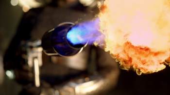 Firefly's flamethrower