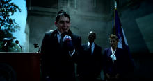Oswald Cobblepot puts himself on the ballot for Mayor.