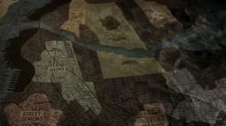 Robinson Park on the map of Gotham City during No Man's Land