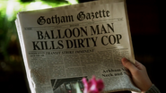 Bruce showing Alfred the latest Gotham Gazette issue