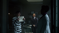 Hugo Strange declares that Oswald is sane