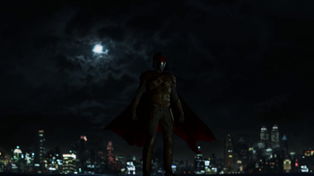 Theo Galavan as Azrael overlooking Gotham