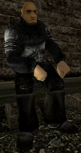 Скатти в роли городского стражника