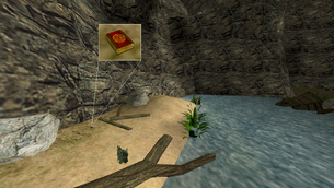 Chromanin 4 (G1).png (1,63 MB) Przeciwległy brzeg jeziora przed wejściem do Nowego Obozu – położenie czwartego tomu