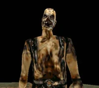 Старая версия зомби из ранних версий игры