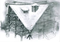 Szkic koncepcyjny architektury Nordmarczyków