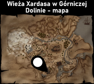 Wieża Xardasa w GD mapa GII