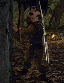 Tippler naprawiający swoją chatę (Gothic 3) (by Gothicfan94)