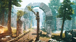 Wejście do świątyni od strony placu wymian