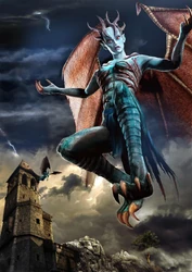 Xesha (conceptart).png (1,24 MB) Conceptart wykonany przez Spellbound Entertainment przedstawiający Xeshę