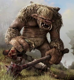 Grafika koncepcyjna trolla z ArcaniA