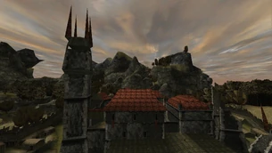 Zamek od strony południowej