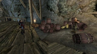 Aaron pilnujący skrzynię