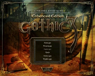 Menu Gothic 3 z Community Patchem 1.70.22