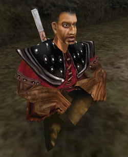 Pacho w pozycji siedzącej