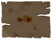 Морская карта острова Ирдорат