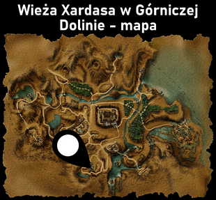 Wieża Xardasa w GD mapa G