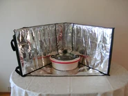 Kuchenka całkowicie nadmuchana