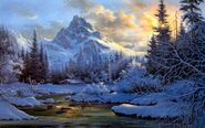 Mountain-landscape-painting-wallpaper-4