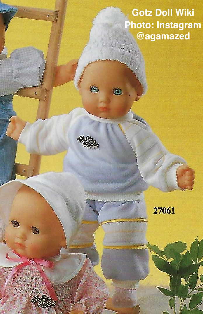 1986 BOBBY - Gotz Modell Play Doll - 16 Inch Soft-Bodied Baby Doll