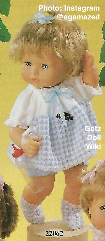 1986 JACK - Götz Modell Play Doll - 16 Inch Drink and Wet