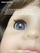 Natural Grey Doll Eyes Fits Most 18'' Doll American Doll AG Doll Gotz Doll  Our Generation Doll Blinking Eyes 