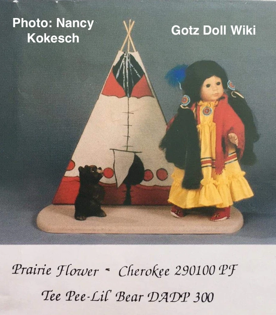 PRAIRIE FLOWER - Gotz Native American Starshine Doll - CHEROKEE