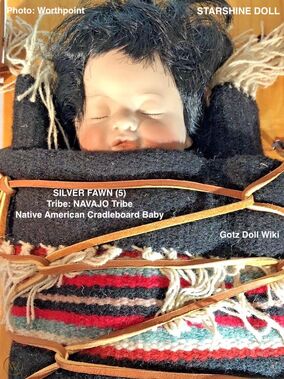 SILVER FAWN (5) - Gotz Native American Starshine Doll
