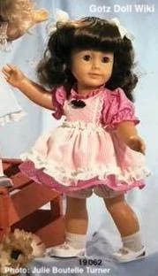 Christmas Josefina girl American Doll チェック柄の女の子 ミニョネット ❀ doll 【チョコメルさま】antique doll Mercari | アンティーク雑貨