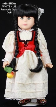 Gotzドール 1988 SNOW WHITE - Limited Edition WEICHSTEHPUPPE Gotz Doll