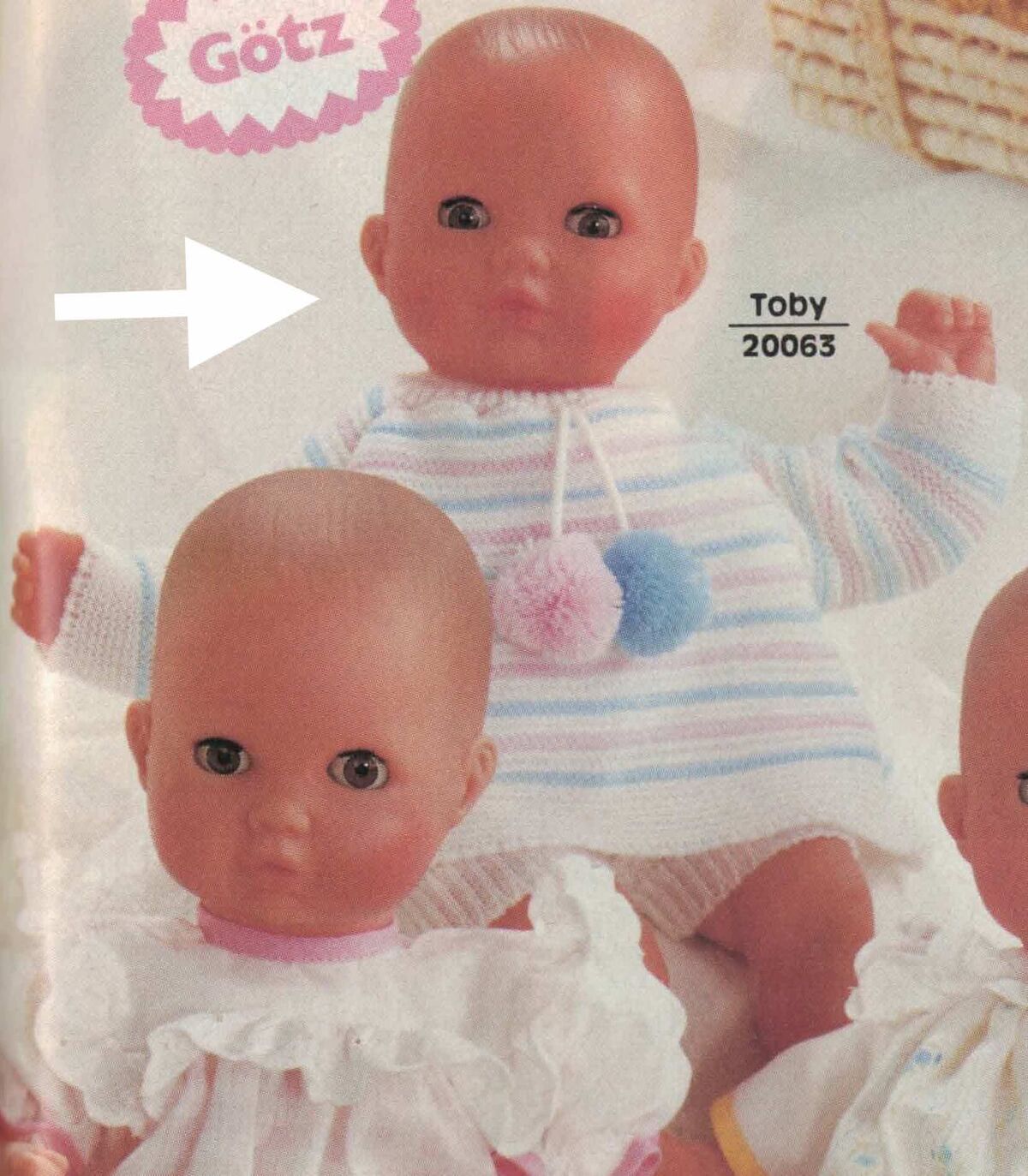 BABYL - craze0913 Vintage Baby Tumbles Toy Crawling Girl Doll 1989 Spectra