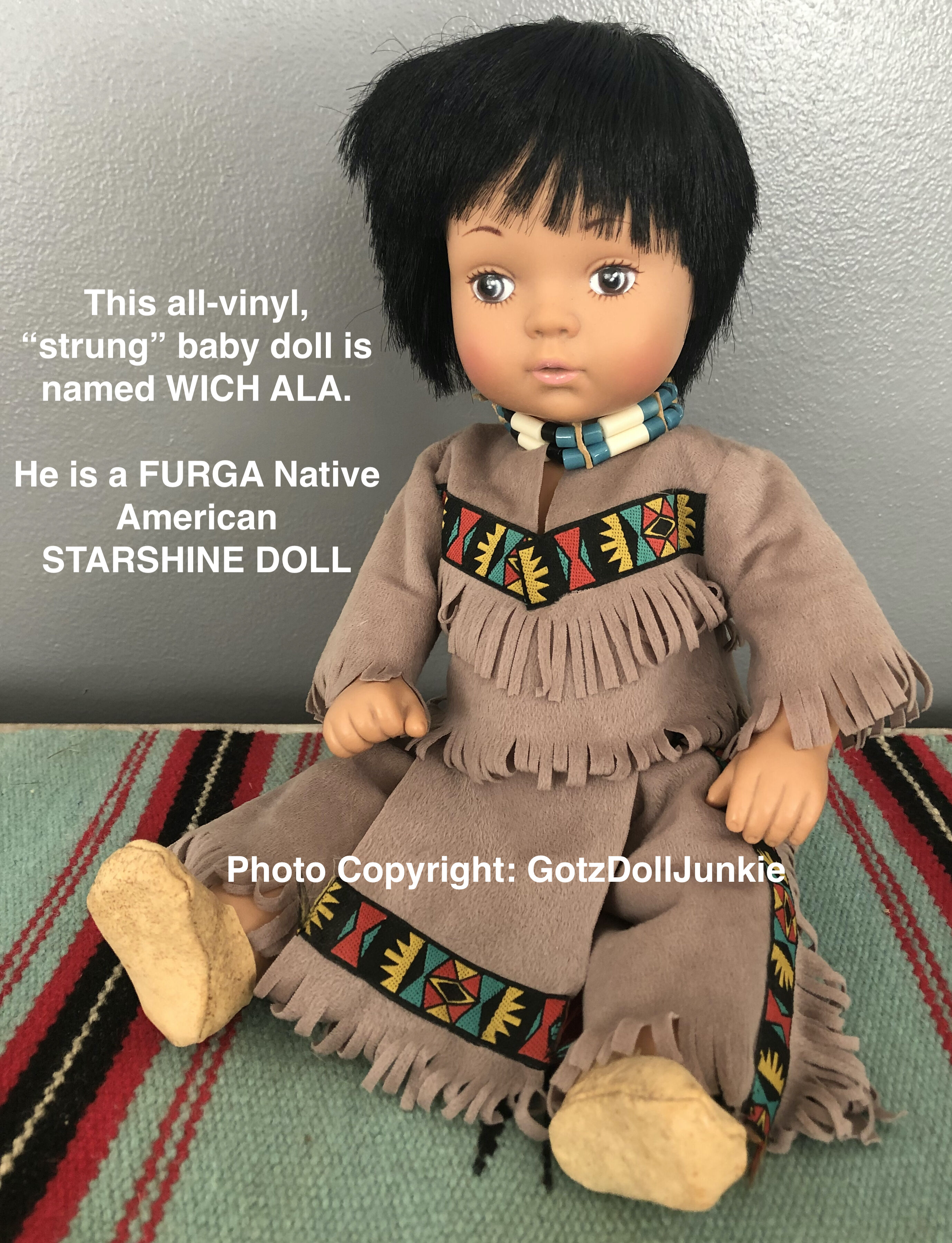 WICH ALA - Furga Native American STARSHINE DOLL | Gotz Doll