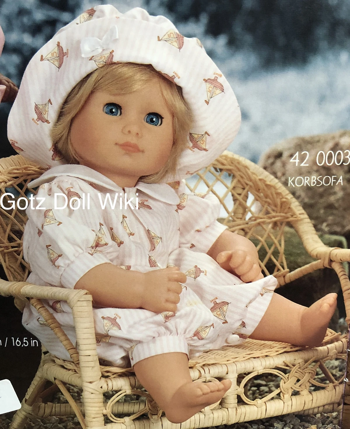 1996 LINDA Soft Baby 16.5" WEICHBABY 27263 Gotz Baby Doll Gotz