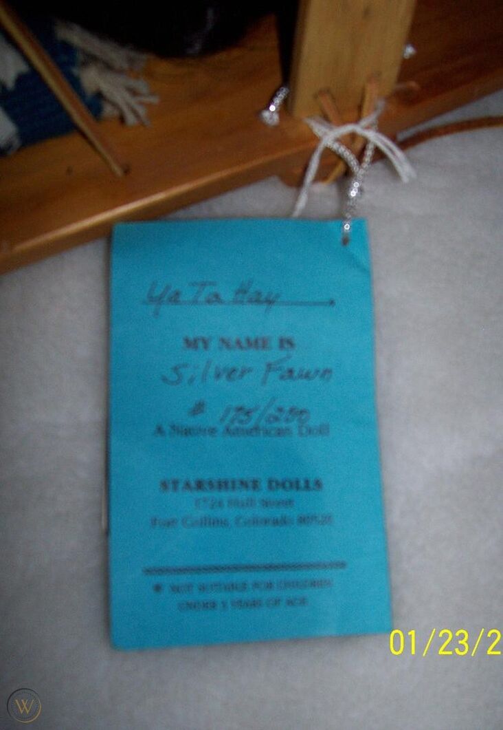 SILVER FAWN (2) - Gotz Native American Starshine Doll