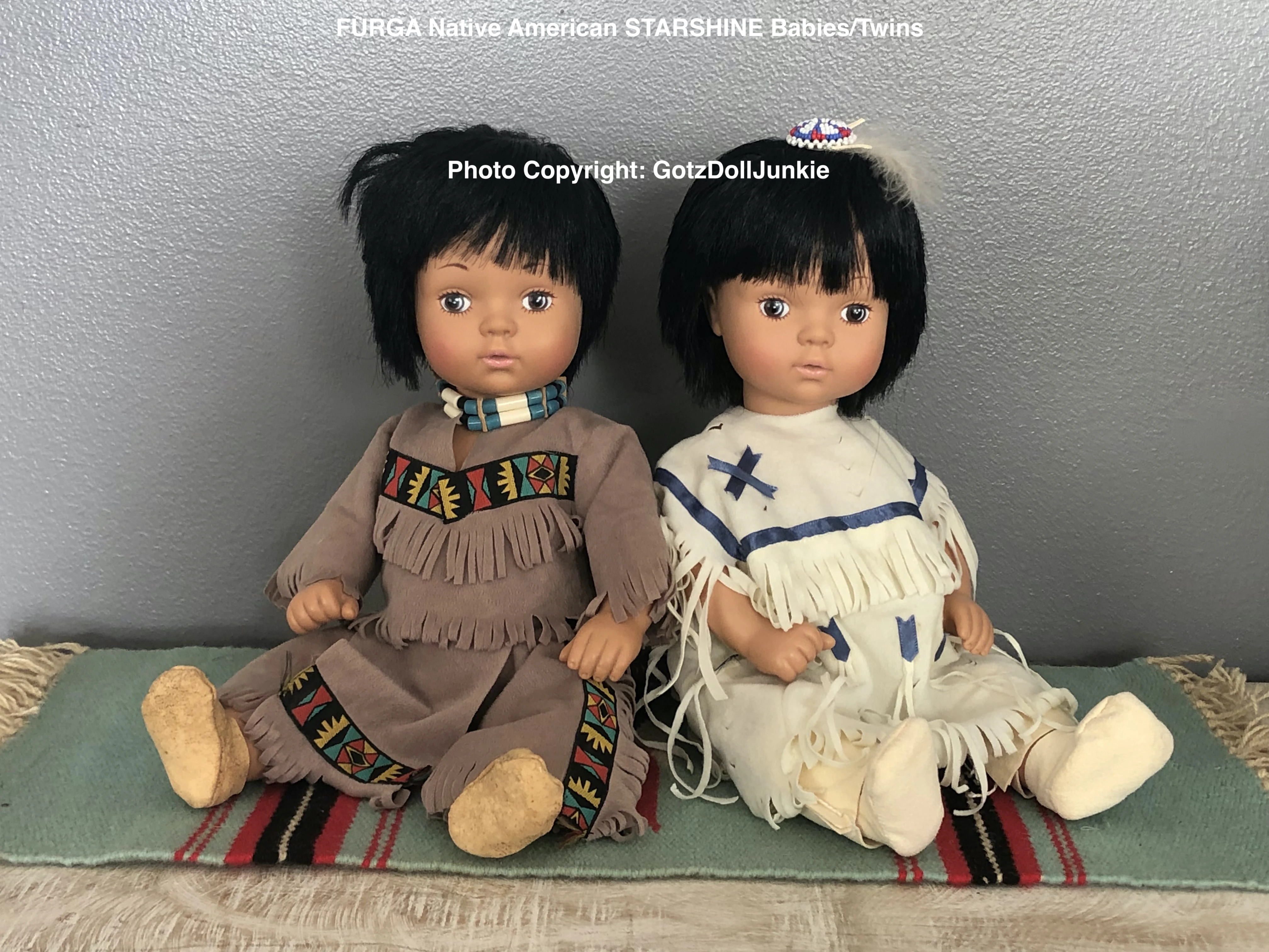 Gotz Native American Starshine Dolls; Preserving an American