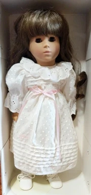 1989 ASHLEY - Soft Standing 17" KANEKALON WEICHSTEHPUPPE 73207 | Gotz