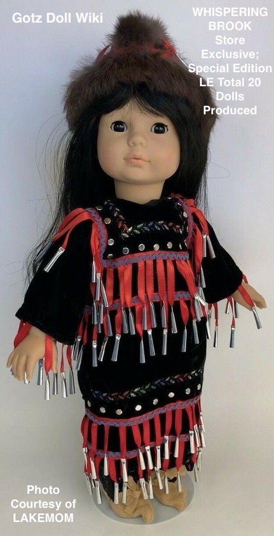 WHISPERING BROOK - Gotz Native American Starshine Doll - Special
