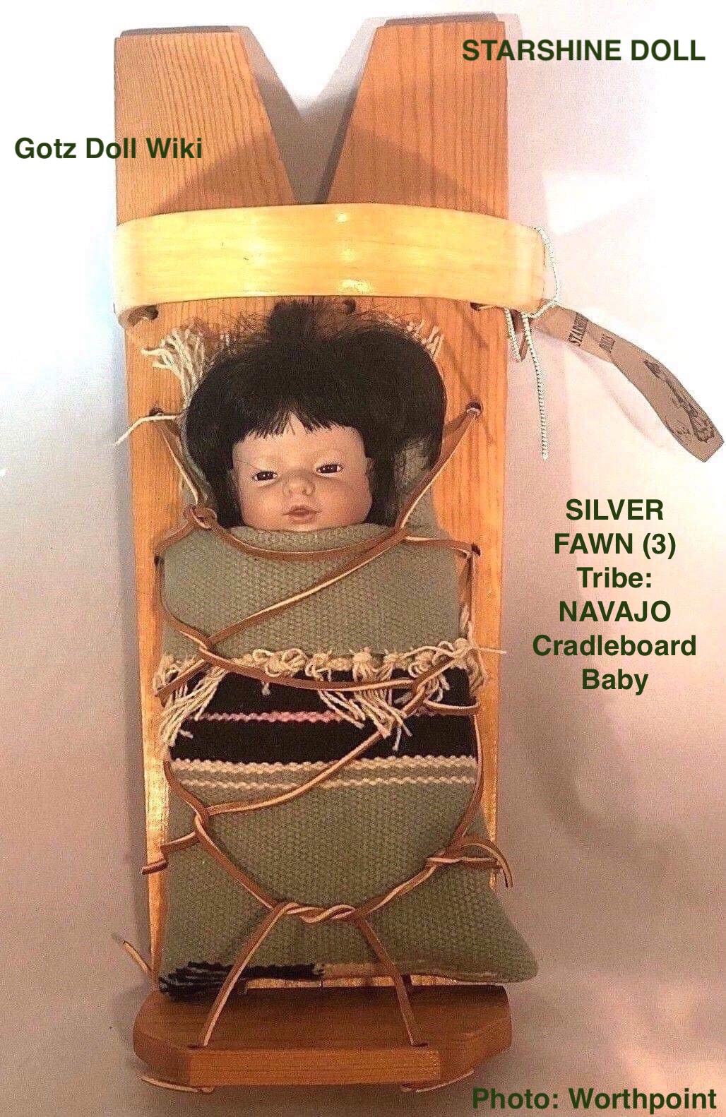 SILVER FAWN (3) - Gotz Native American Starshine Doll