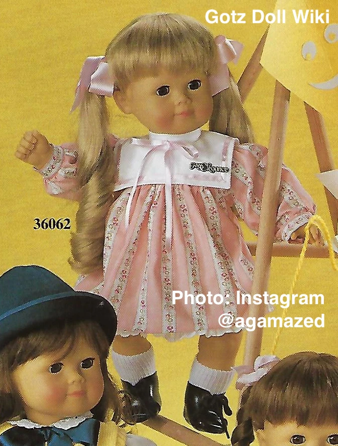 1986 IRIS - Gotz Soft-Bodied Baby Doll with Jointed Arms and Legs