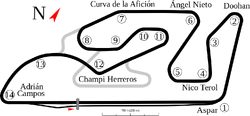 Valencia (Ricardo Tormo) track map