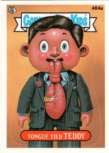 How to tie a Garbage Pail Kid