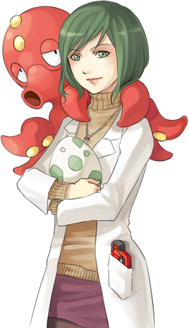 Professor Cypress and her Octillery.