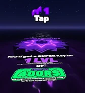 The super key lock in it’s old location.