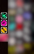 An image of what seems to be the entity skins tab. (for some reason the pink Sin is also blurred)