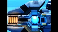An up-close look at the ally Big Core seen in GRADIUS 2012's video.